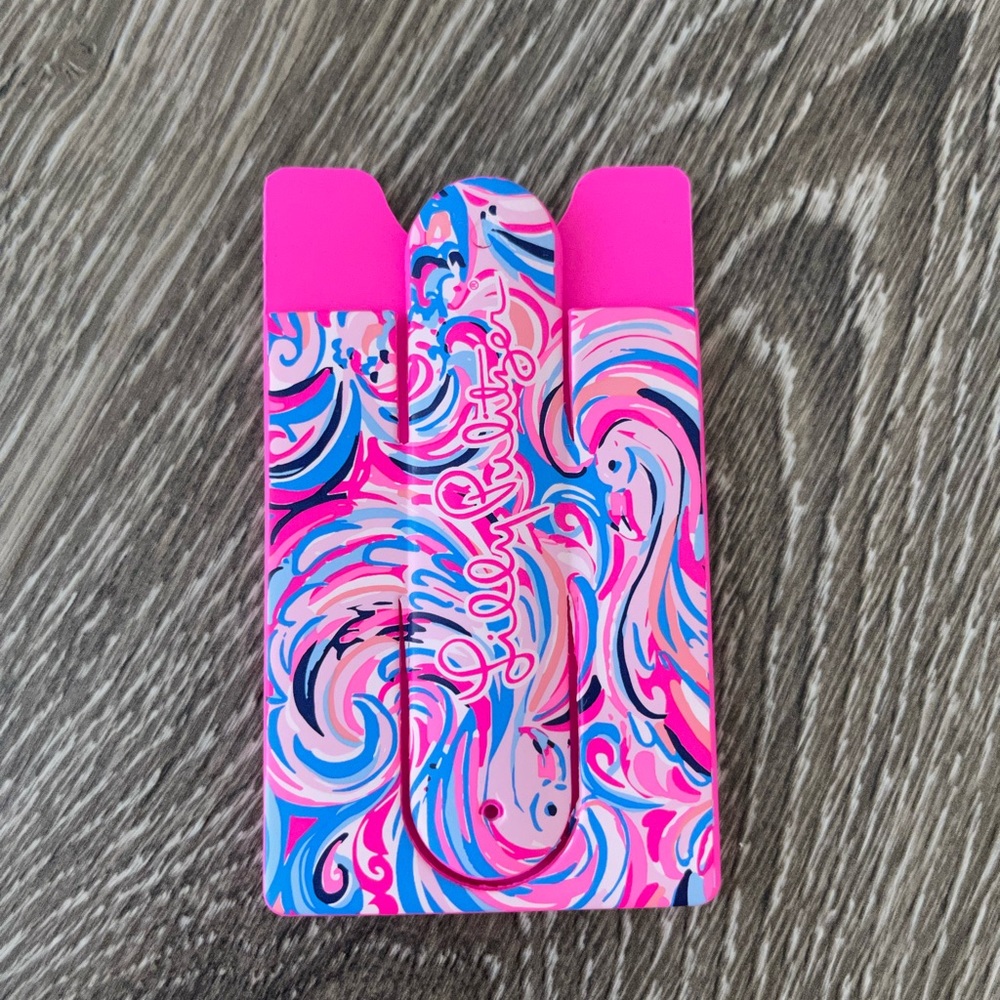 Lilly Pulitzer RAZ BERRY FLAMINGOALS phone card cellphone case